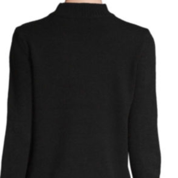 Long Sleeve Embellished Mock Neck Sweater - Picture 4 of 5